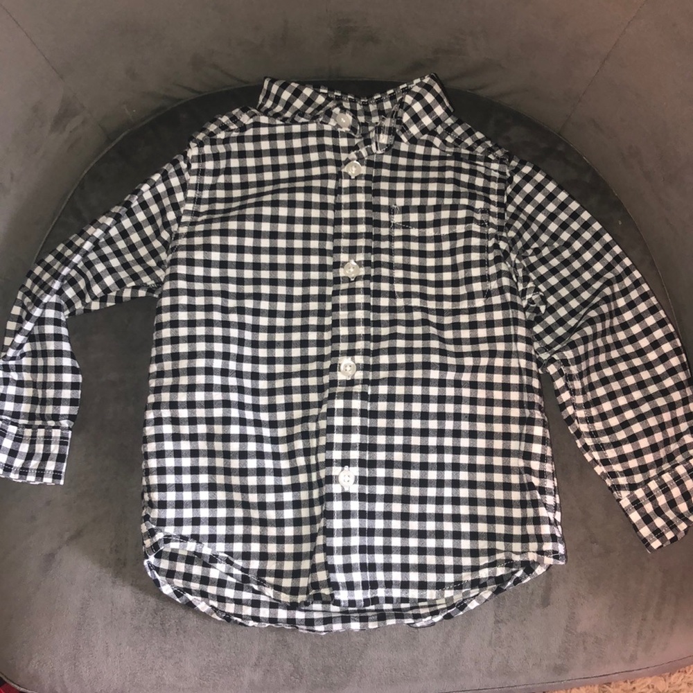 Toddler boys button down top